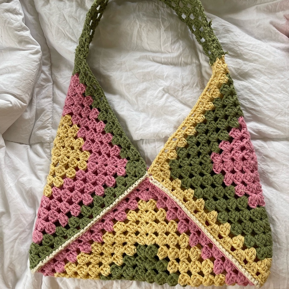 Crochet bento bag
